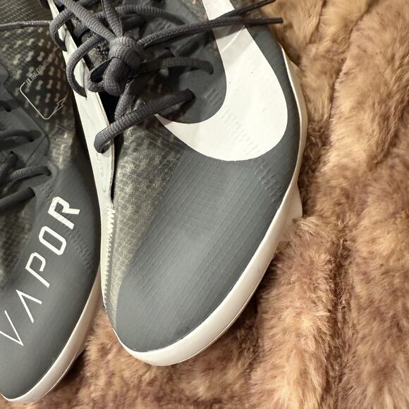 Nike React Vapor Ultrafly Elite 4 Grey White Baseball Cleats DN1792-005 Men’s 14 - Picture 4 of 13